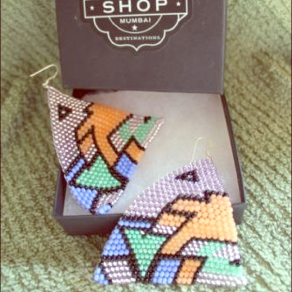 Merchants on Long Beaded Earrings